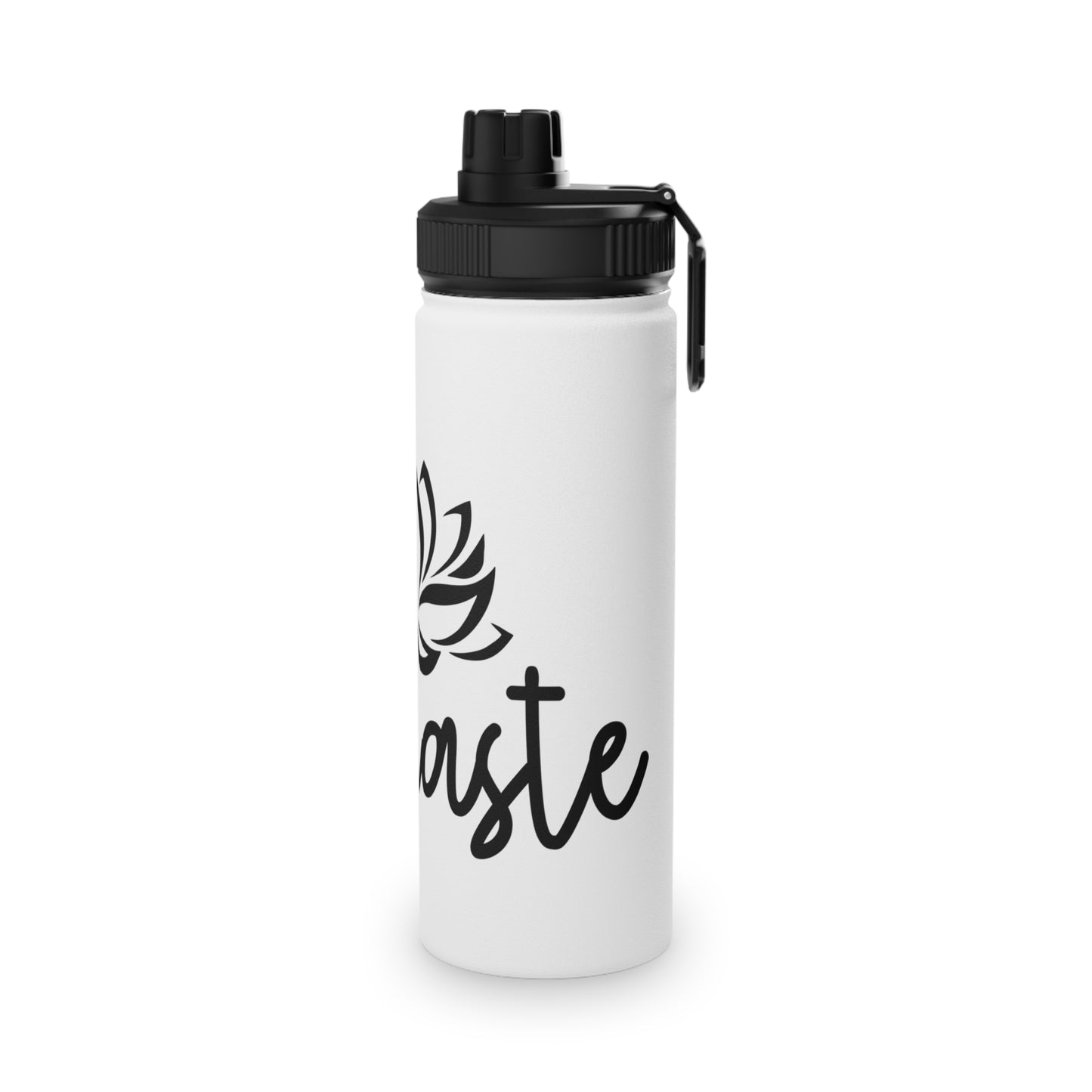 Namaste Lotus Flower Stainless Steel Water Bottle - # Sizes