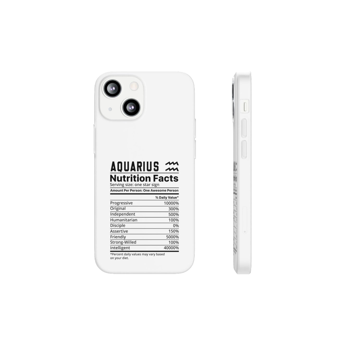 Aquarius Nutrition Flexi Cases iPhone/Samsung with Gift Wrapping Option