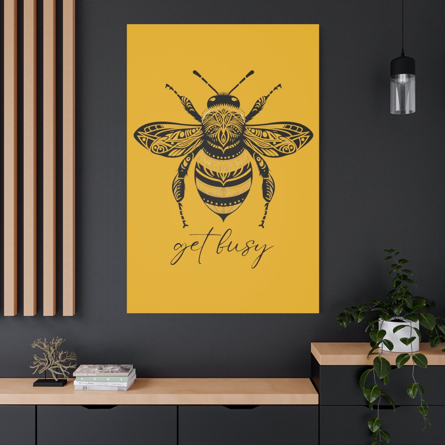 Get Busy Bee Classic Canvas - Yellow