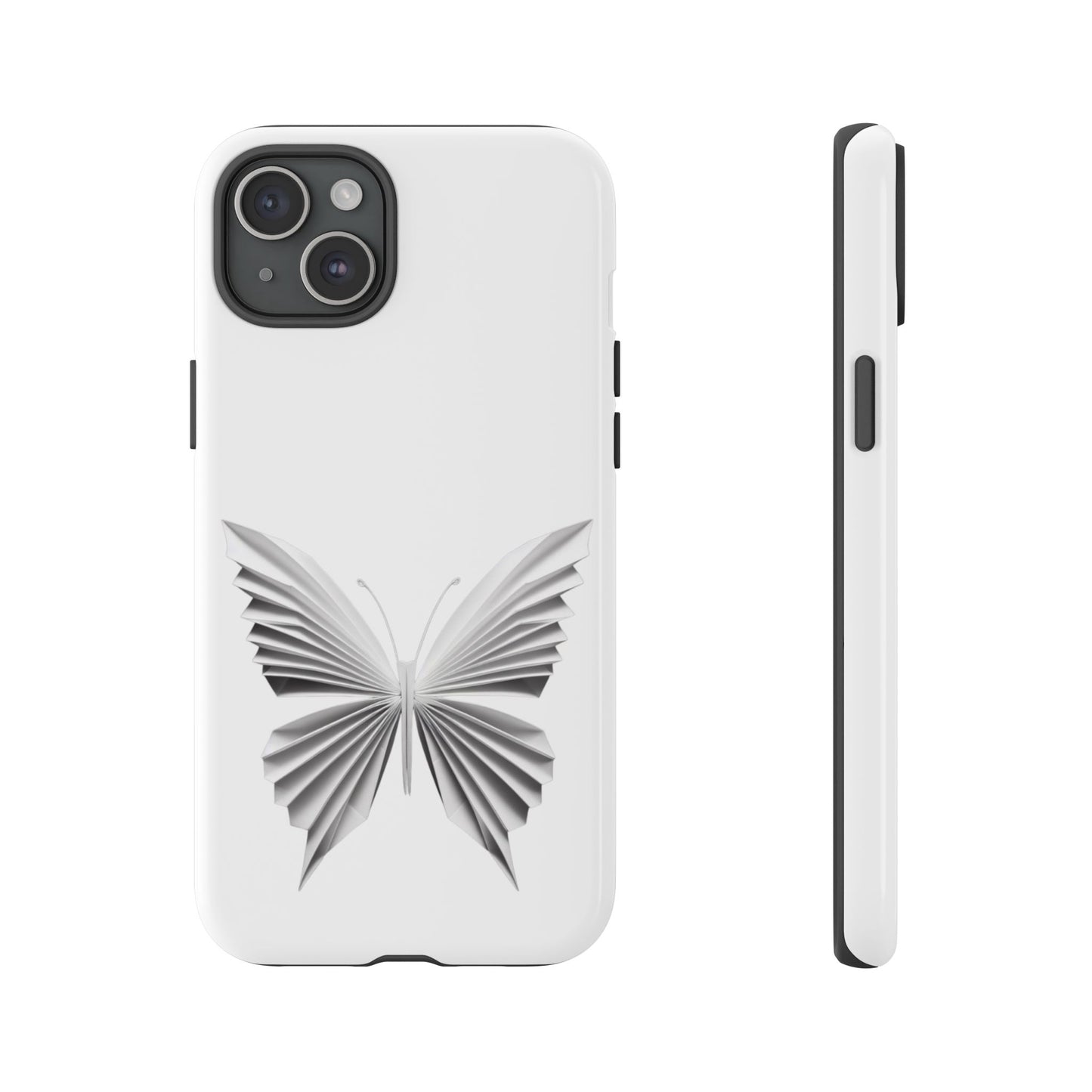 Origami White Butterfly Tough Cases iPhone/Google/Samsung