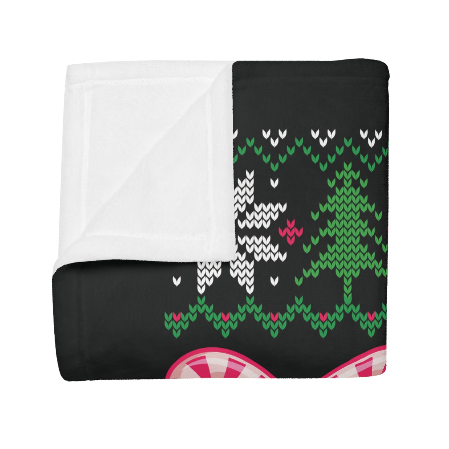 Ugly Christmas Sweater - Sweet But Twisted Plush Fleece Blanket