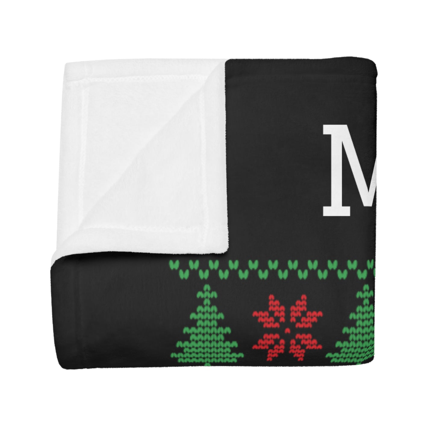 Ugly Christmas Sweater Plush Fleece Blanket #2