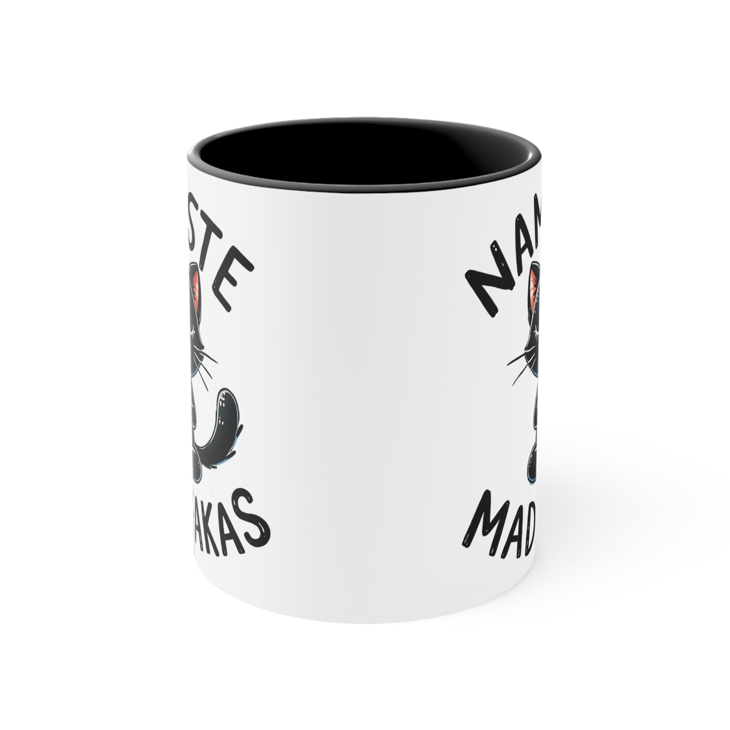 Namaste Madafakas Color Accent Mug 11oz - Zen Meditation Gift