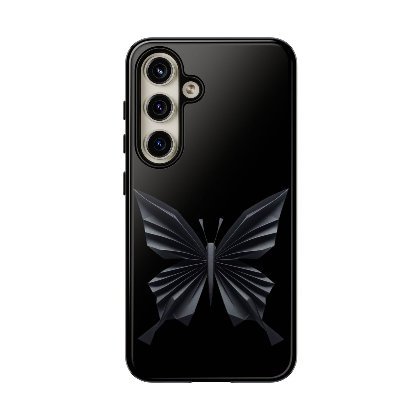 Origami Black Butterfly Tough Cases iPhone/Google/Samsung