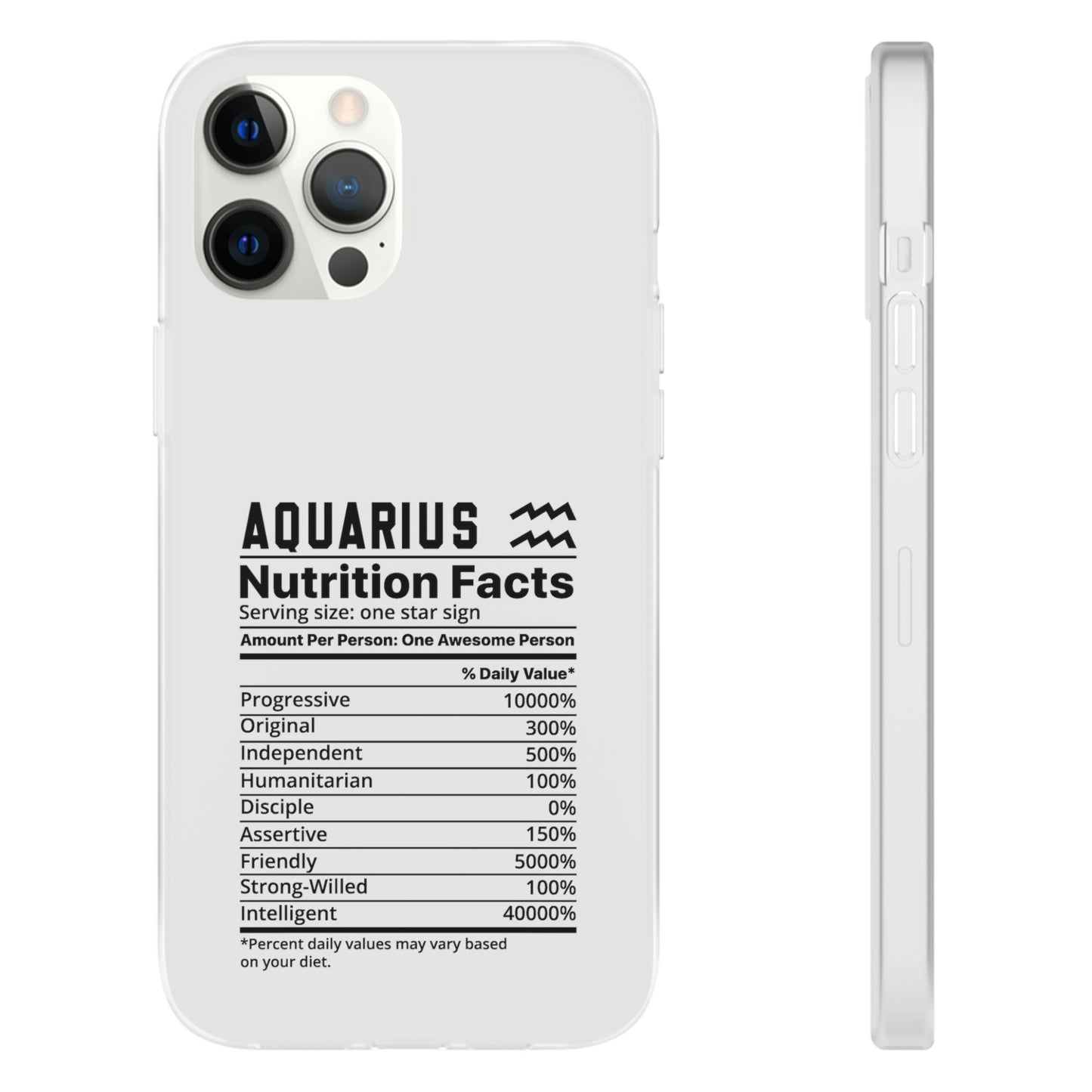 Aquarius Nutrition Flexi Cases iPhone/Samsung with Gift Wrapping Option