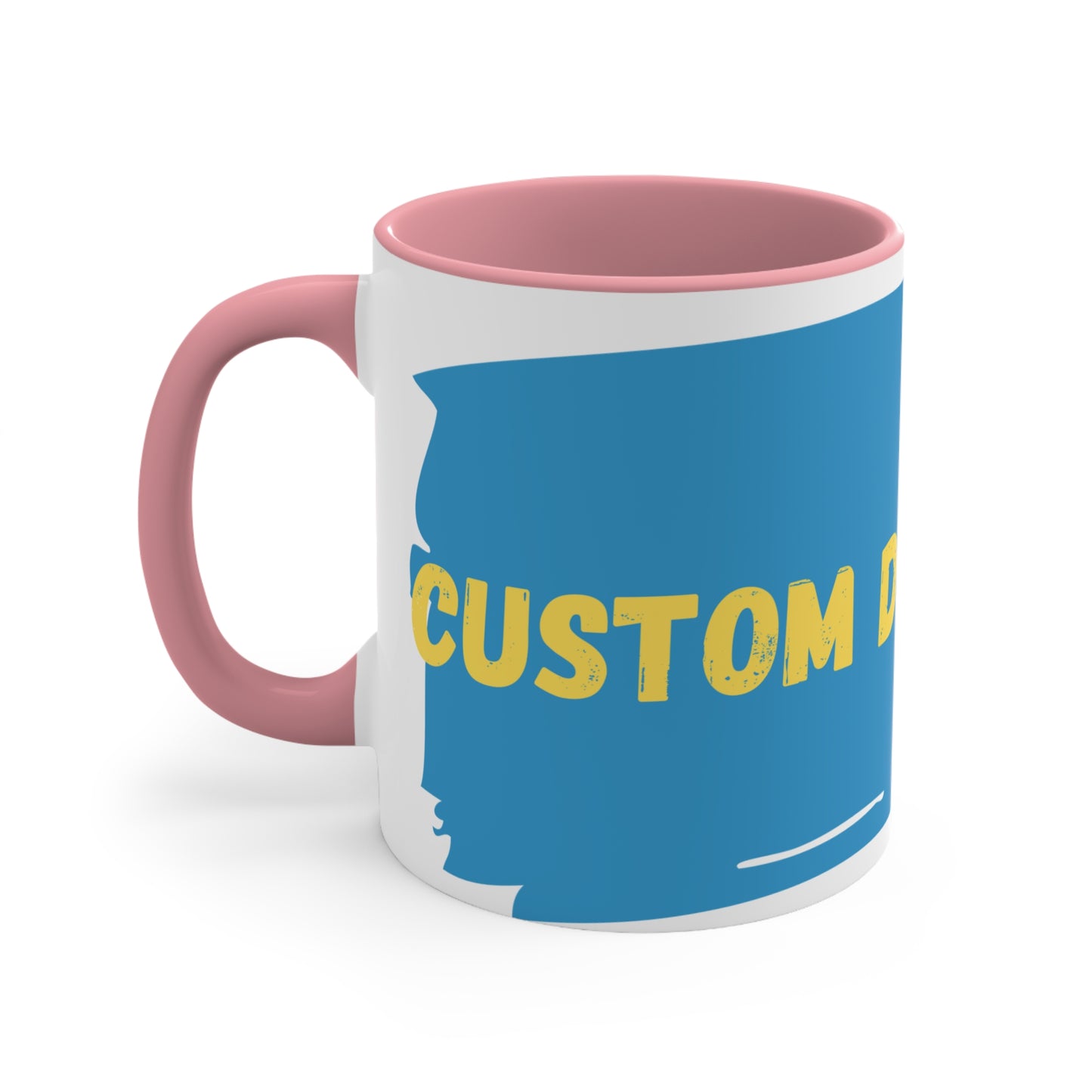 Customisable Colorful Accent Mugs, 11oz