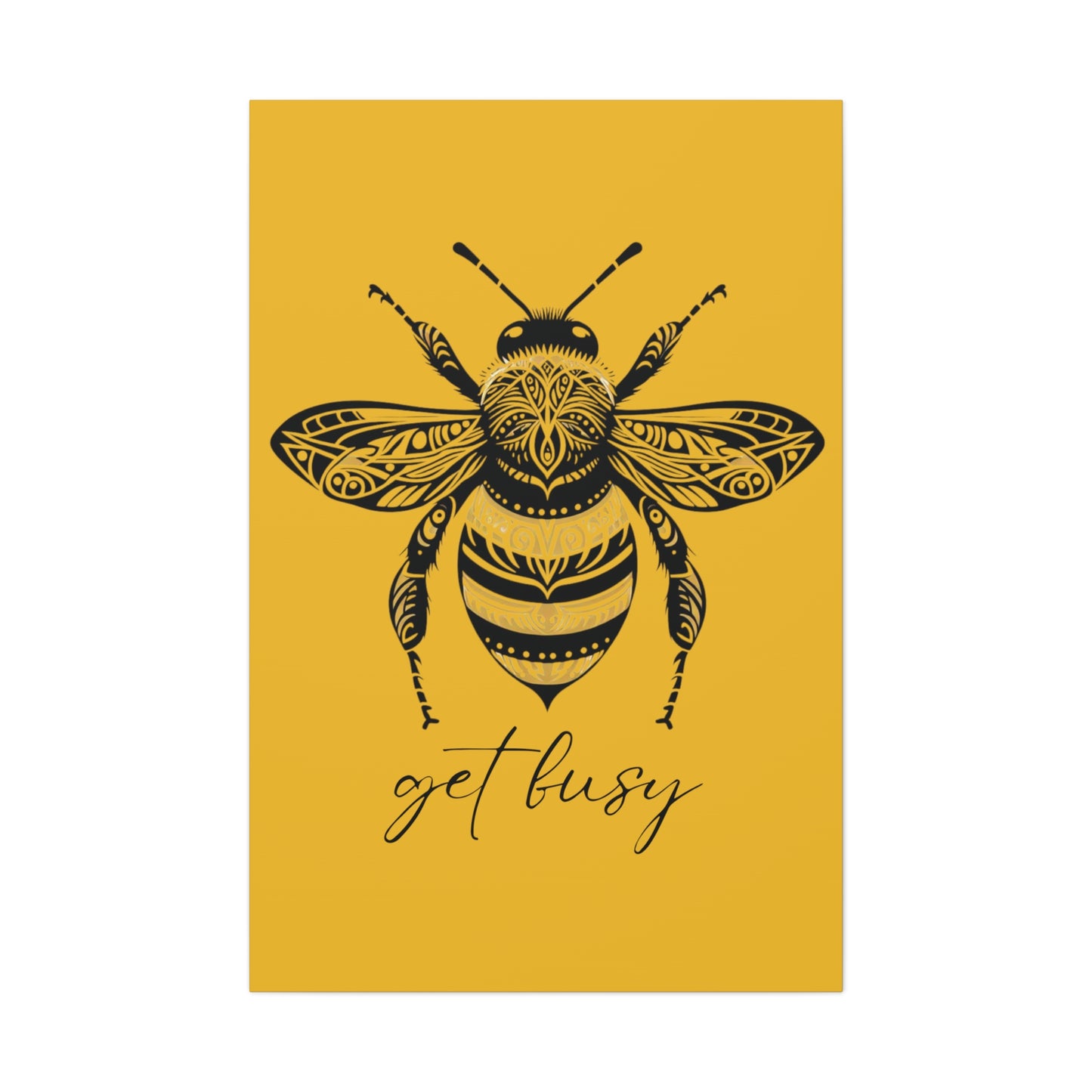 Get Busy Bee Classic Canvas - Yellow