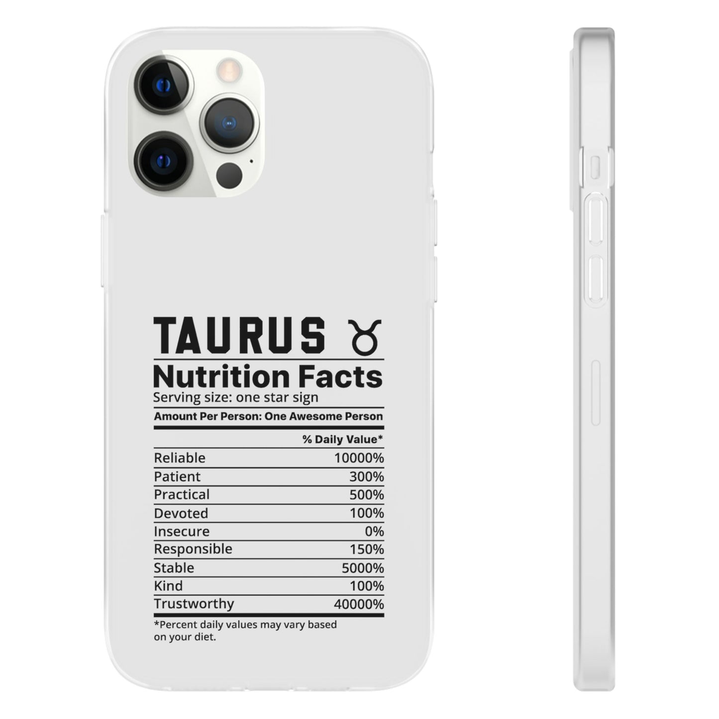 Taurus Nutrition Flexi Cases iPhone/Samsung with Gift Wrapping Option