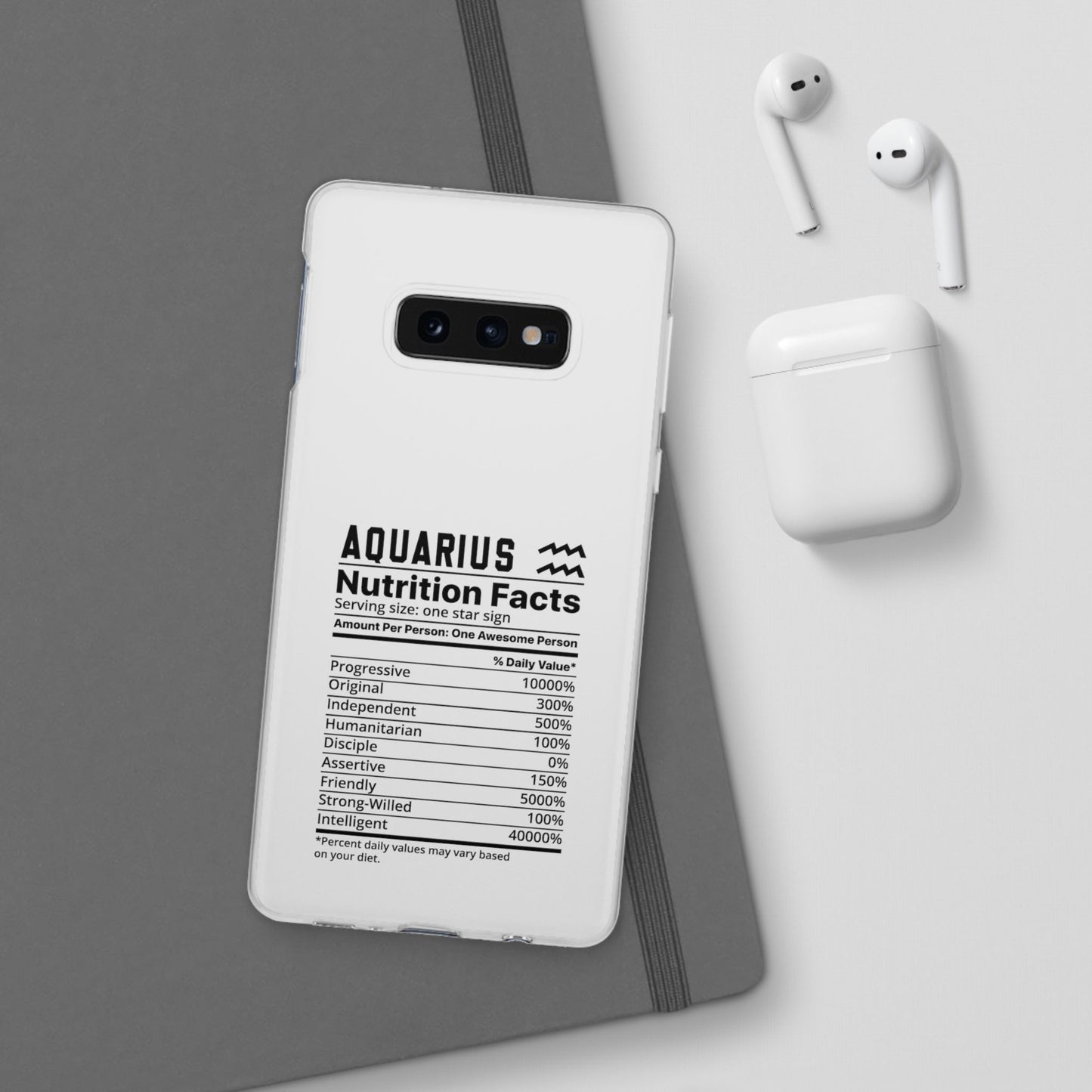 Aquarius Nutrition Flexi Cases iPhone/Samsung with Gift Wrapping Option