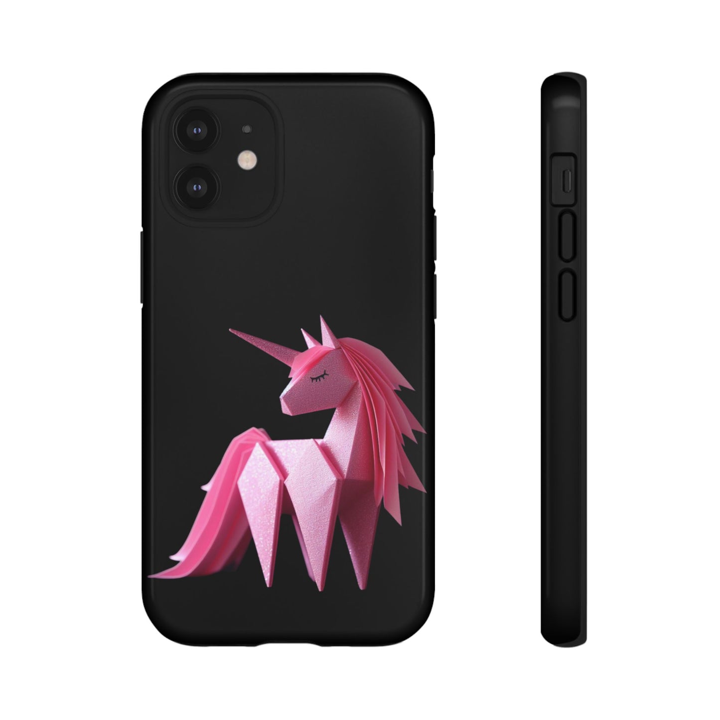 Origami Pink Unicorn Tough Cases iPhone/Google/Samsung