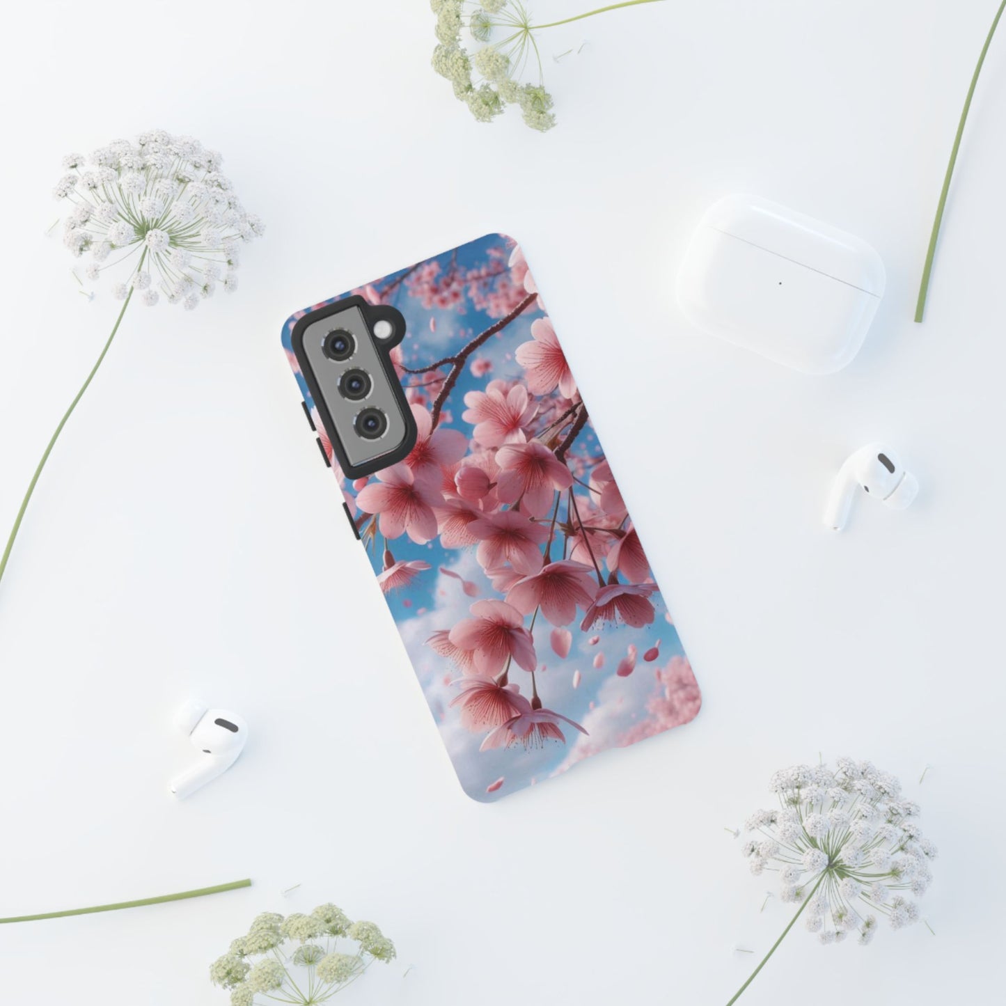 Cherry Blossoms Tough Cases iPhone/Google/Samsung