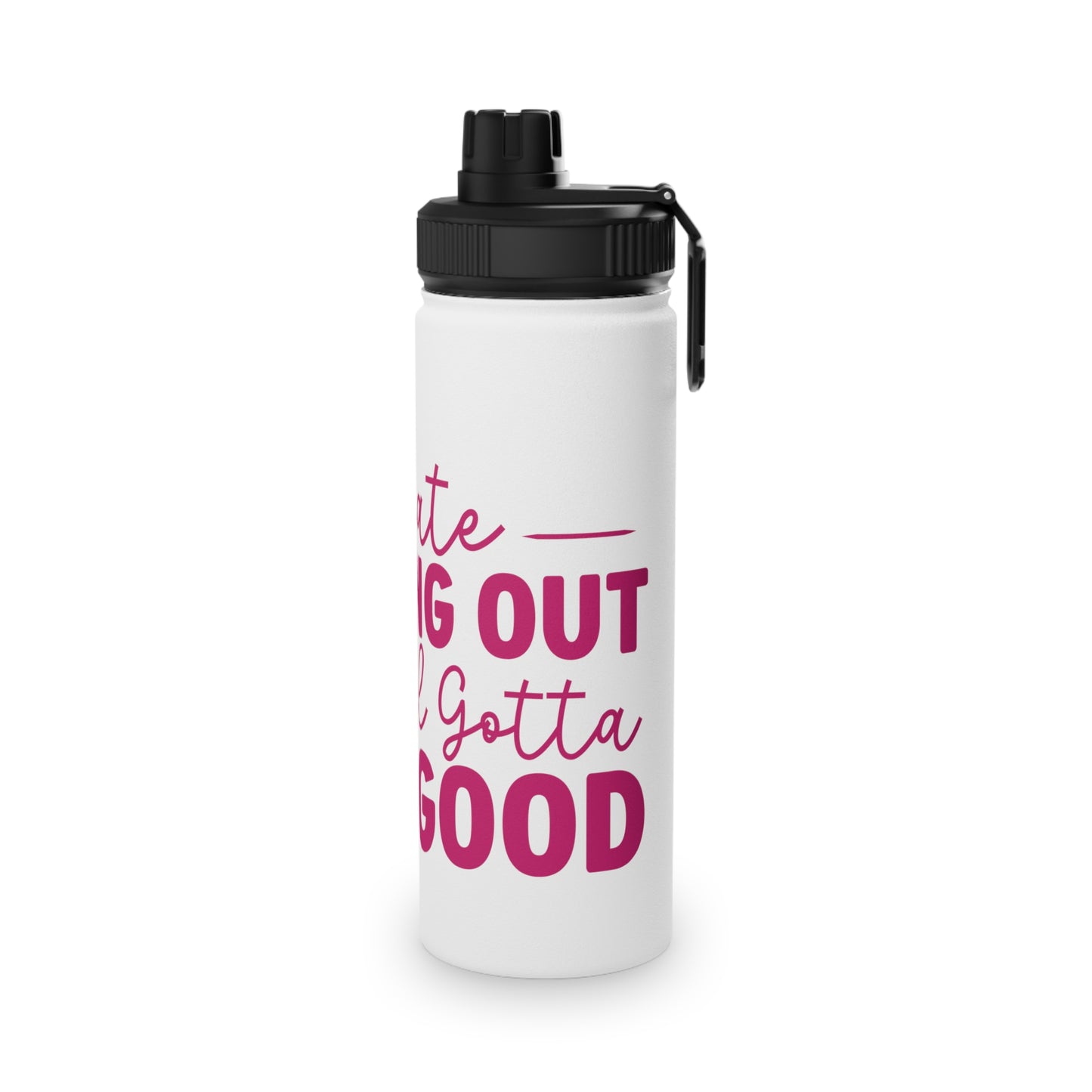 I Hate Working Out... Stainless Steel Sports Water Bottle - 3 sizes