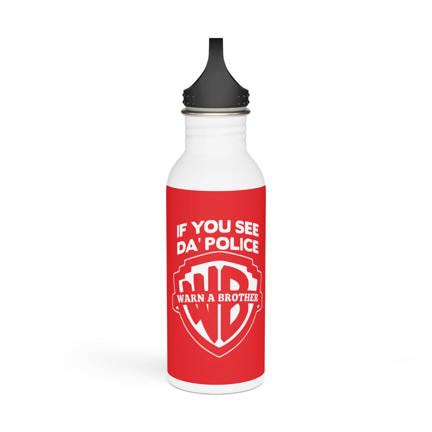 Warn A Brother Stylish Stainless Steel Water Bottle - Eco-Friendly, Durable, Perfect for On-the-Go - Red