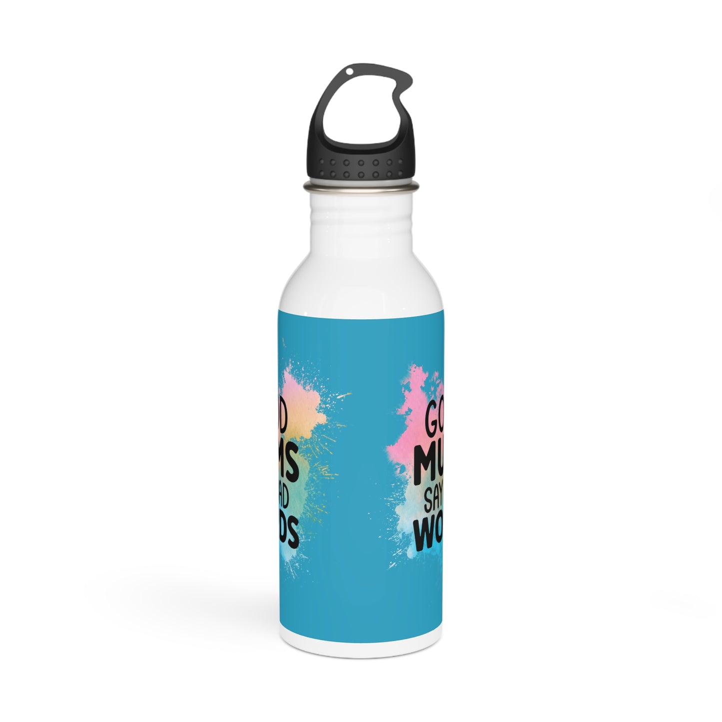 Good Mums Say Bad Words Stylish Stainless Steel Water Bottle - Eco-Friendly, Durable, Perfect for On-the-Go - Teal