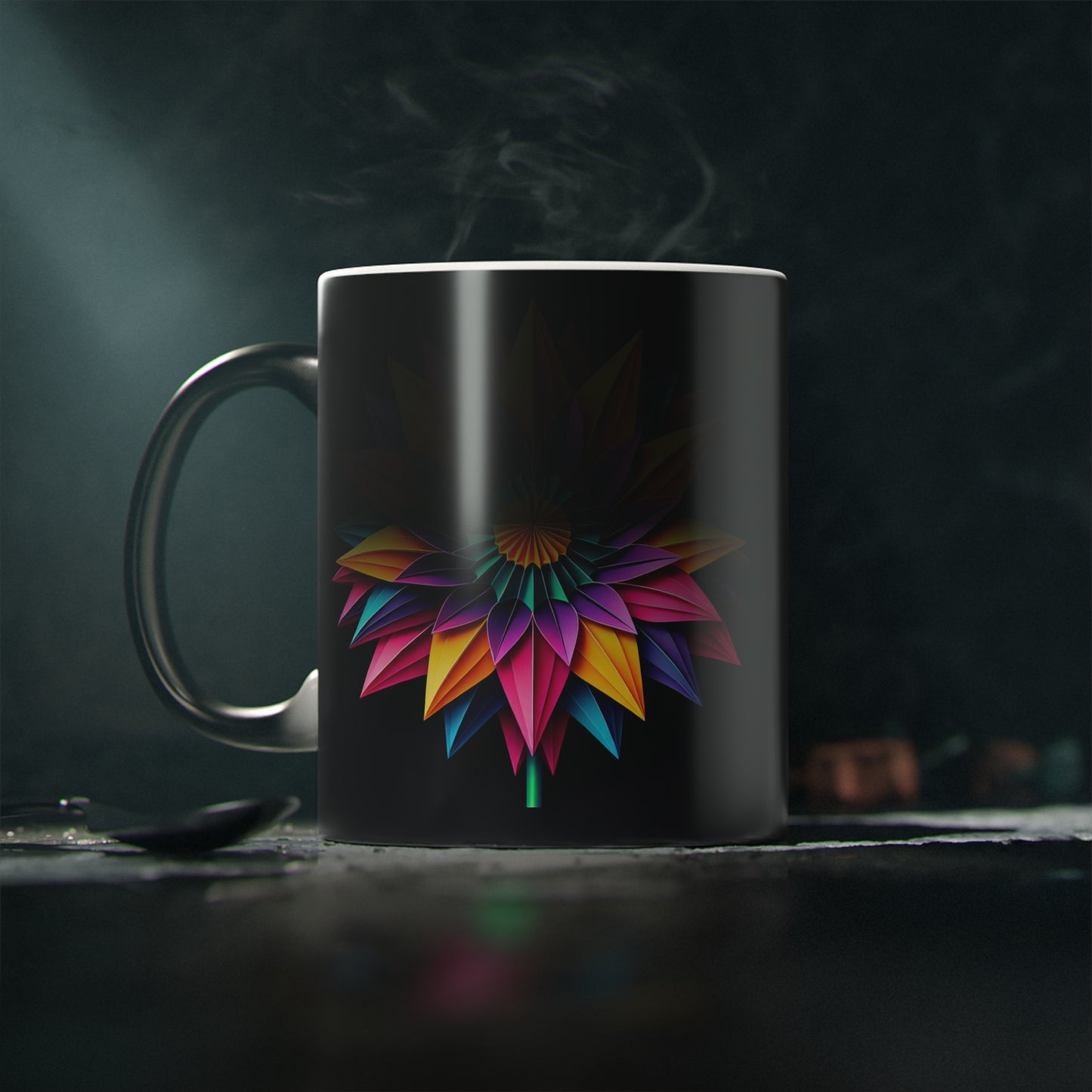 Origami Flower Magic Mug