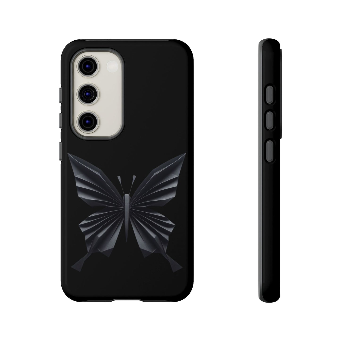 Origami Black Butterfly Tough Cases iPhone/Google/Samsung