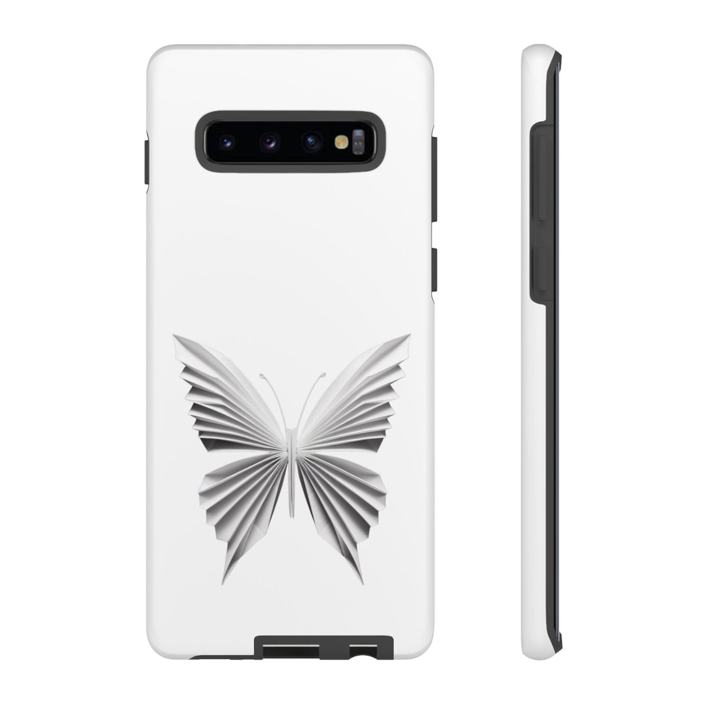 Origami White Butterfly Tough Cases iPhone/Google/Samsung