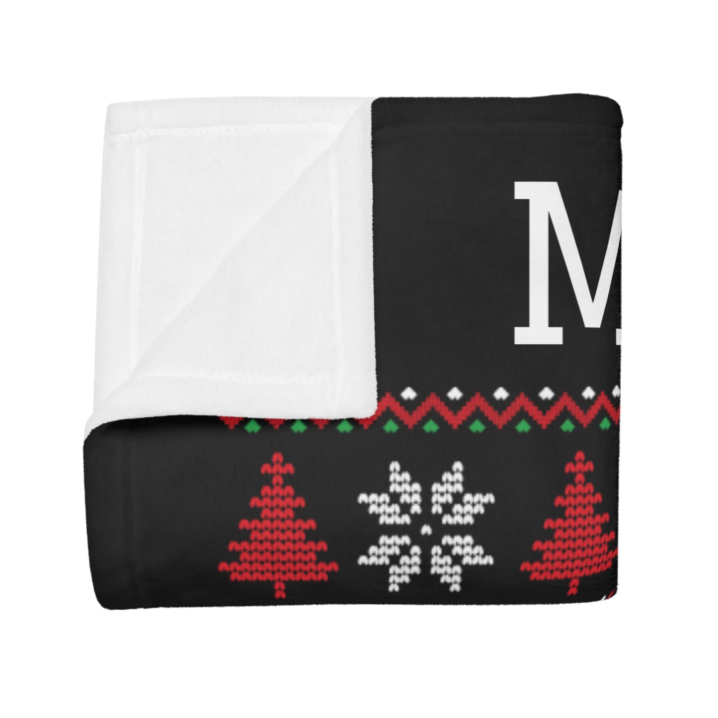 Ugly Christmas Sweater Plush Fleece Blanket #1