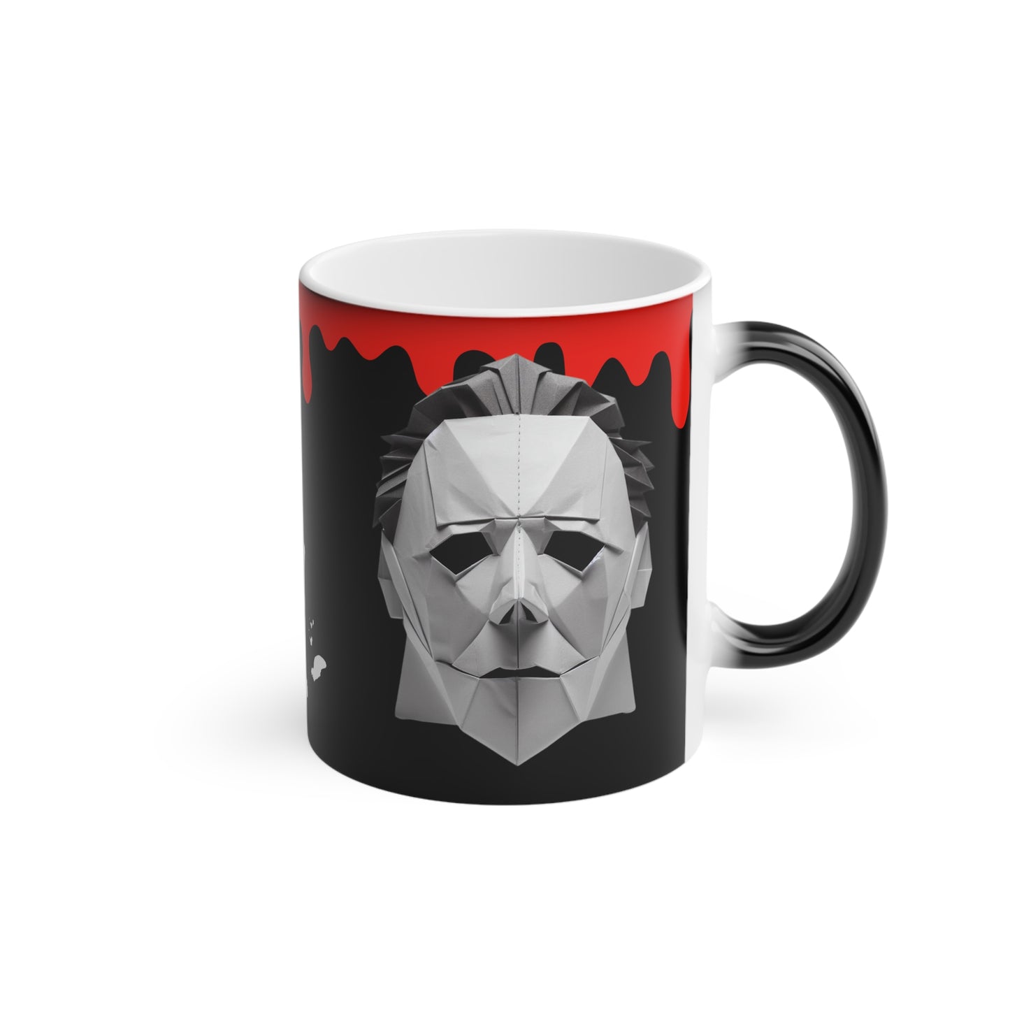 Origami Michael Myers Magic Mug