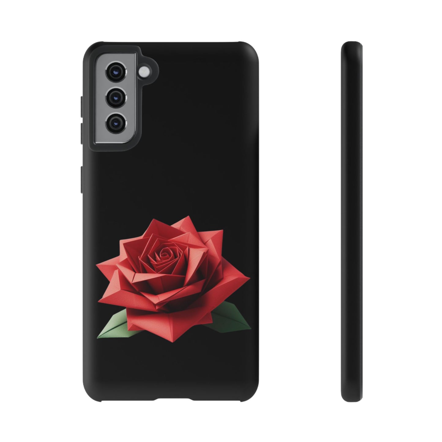 Origami Red Rose Tough Cases iPhone/Google/Samsung