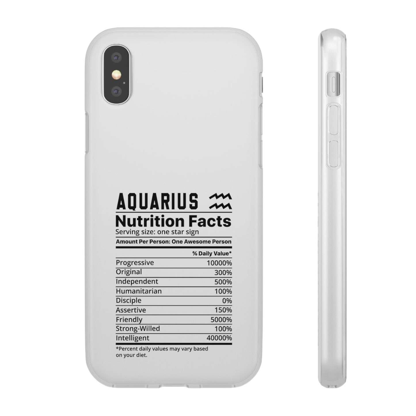 Aquarius Nutrition Flexi Cases iPhone/Samsung with Gift Wrapping Option