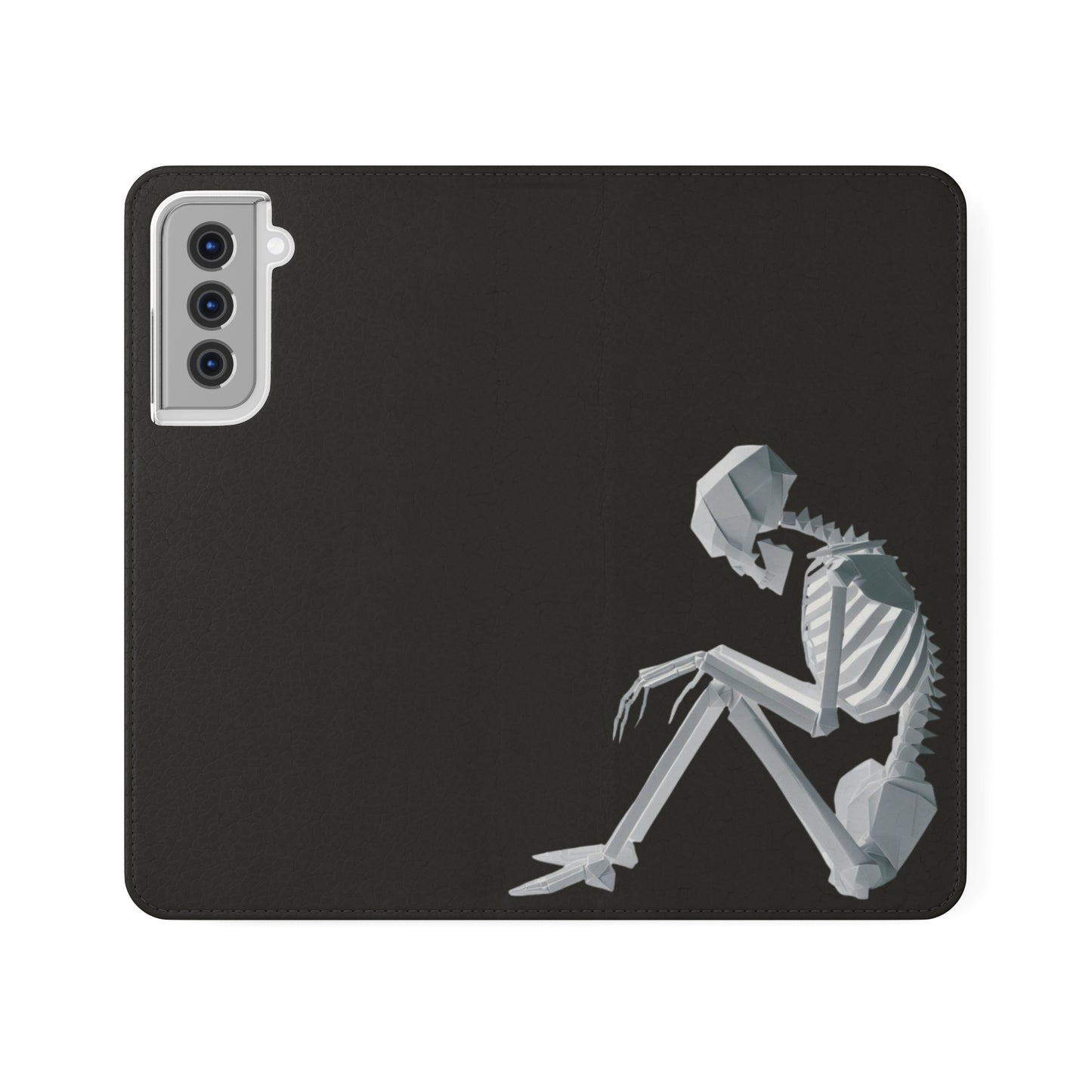 Origami Skelleton Flip Cases iPhone/Samsung