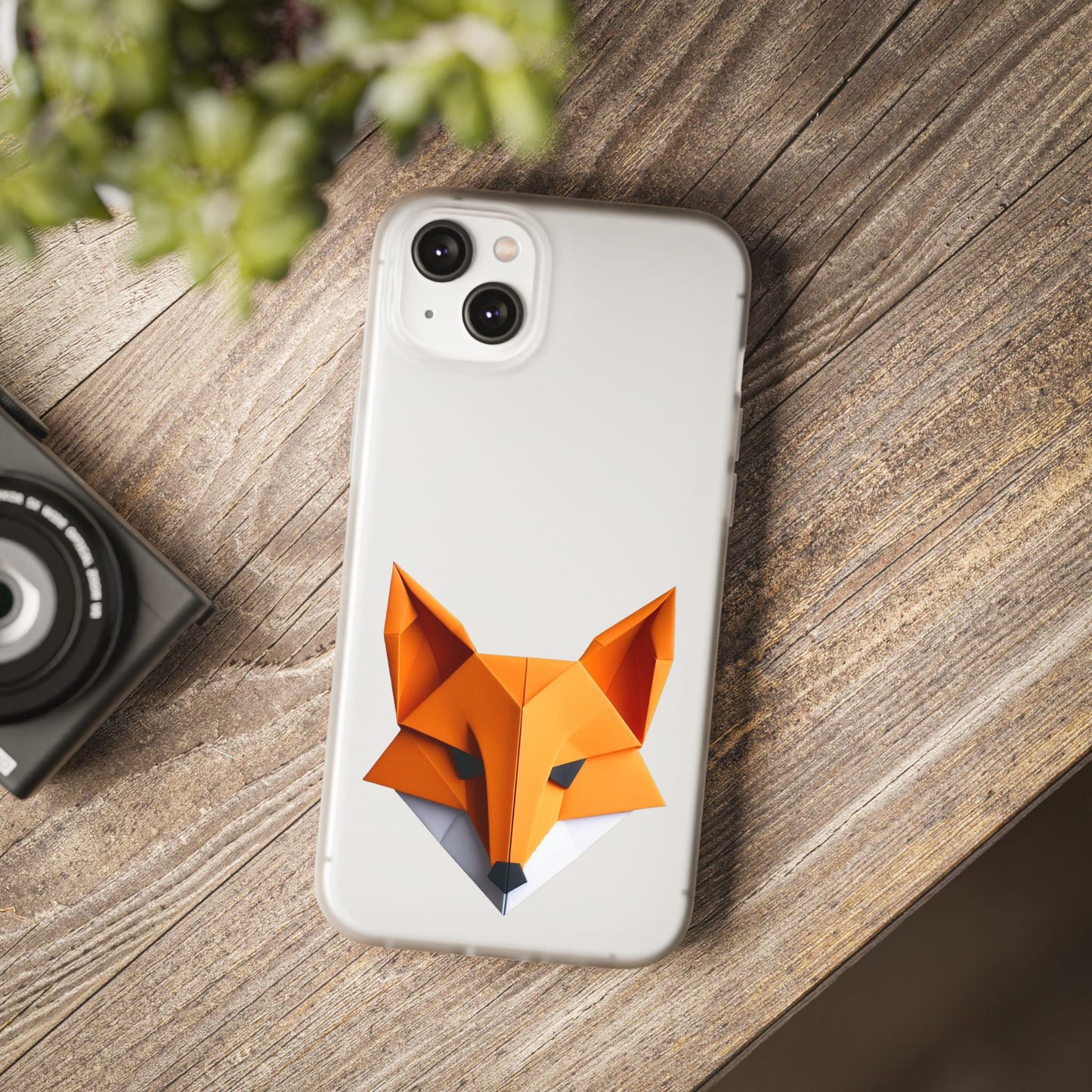 Origami Fox Flexi Cases