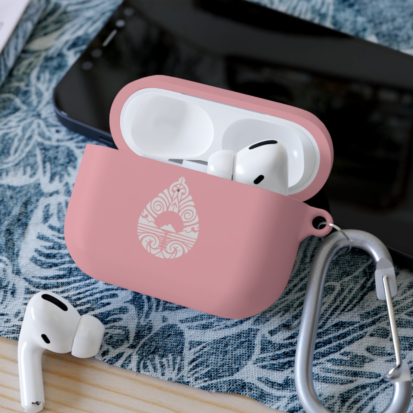 White Teardrop Mountain AirPods/AirPods Pro Case Cover