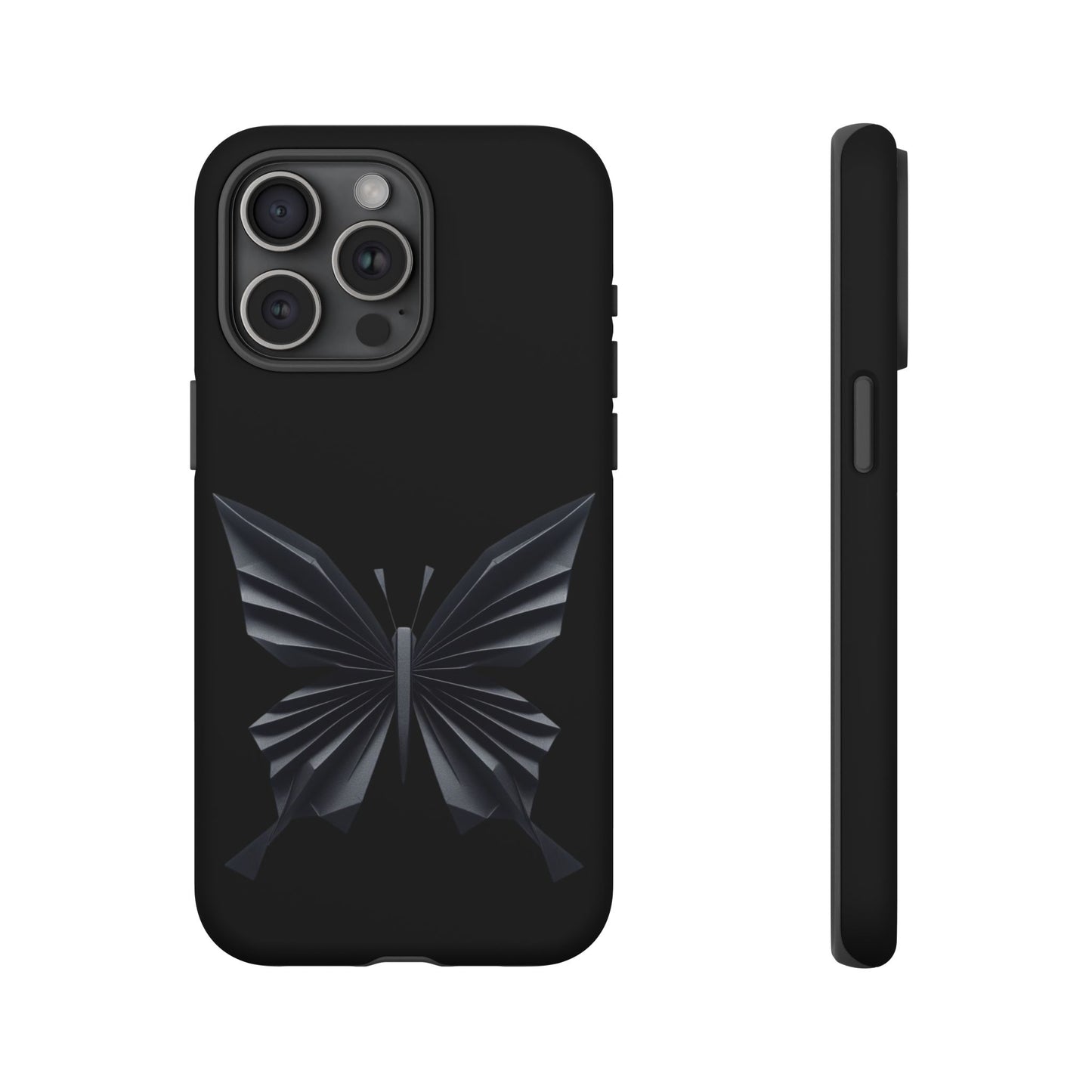 Origami Black Butterfly Tough Cases iPhone/Google/Samsung