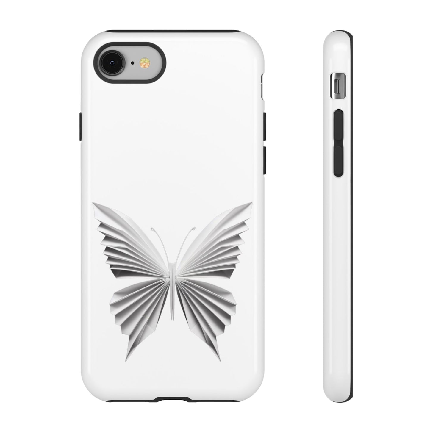 Origami White Butterfly Tough Cases iPhone/Google/Samsung