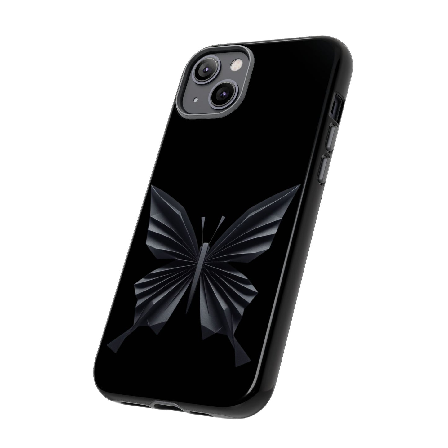 Origami Black Butterfly Tough Cases iPhone/Google/Samsung