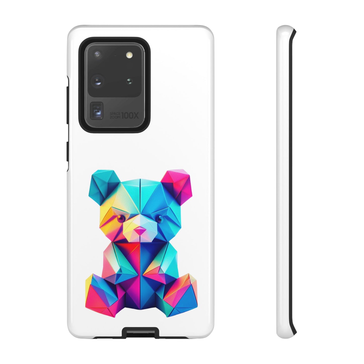 Origami Neon Teddy Tough Cases iPhone/Google/Samsung