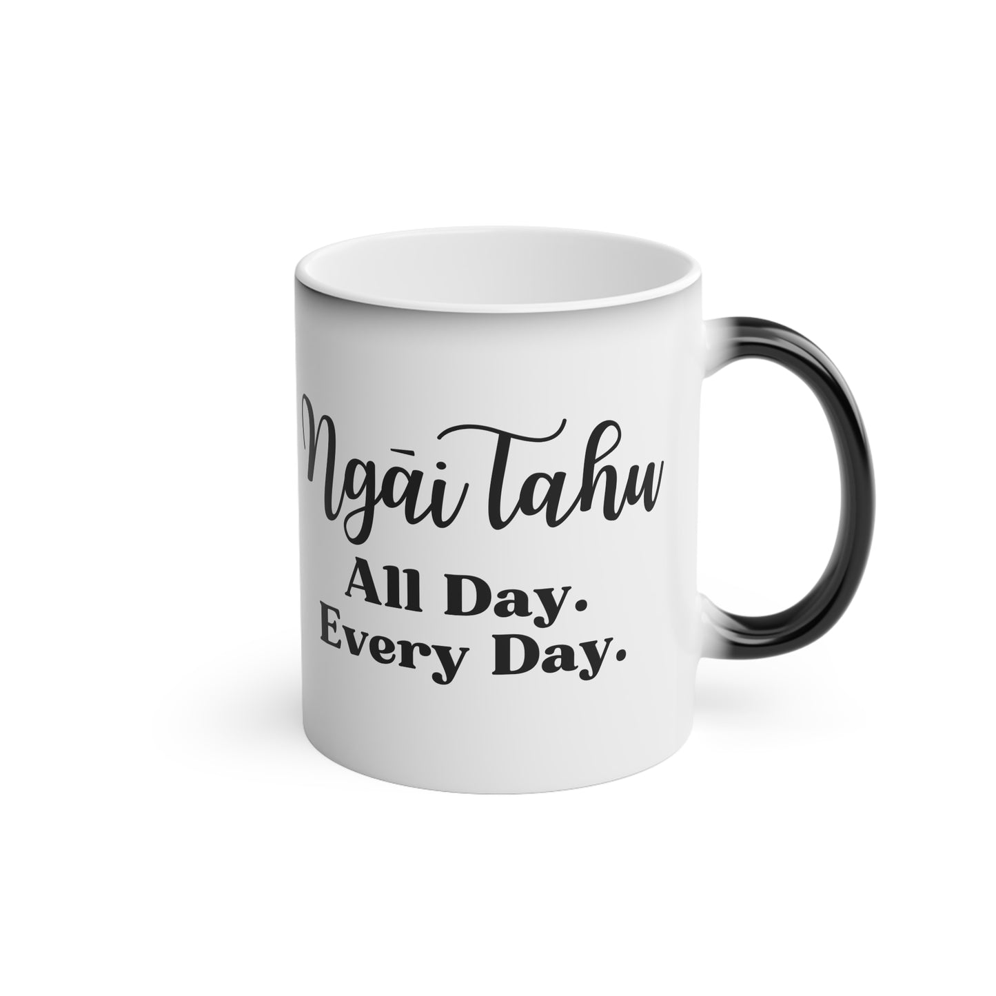 Ngāi Tahu All Day. Every Day. Magic Mug