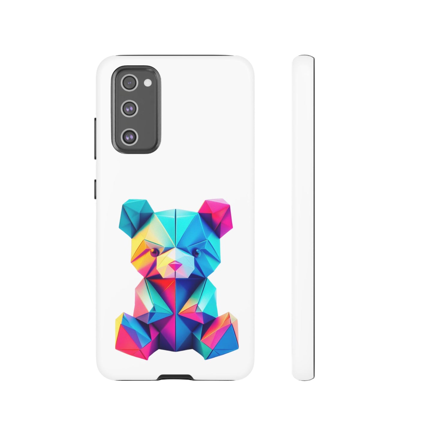 Origami Neon Teddy Tough Cases iPhone/Google/Samsung