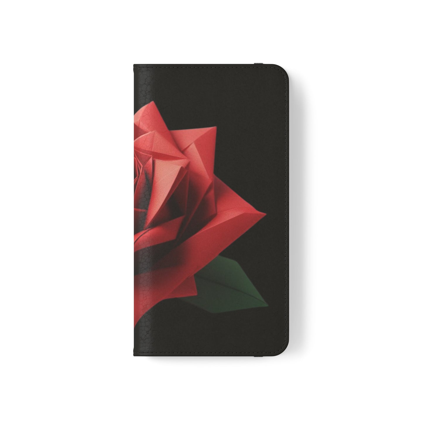 Origami Red Rose Flip Cases iPhone/Samsung