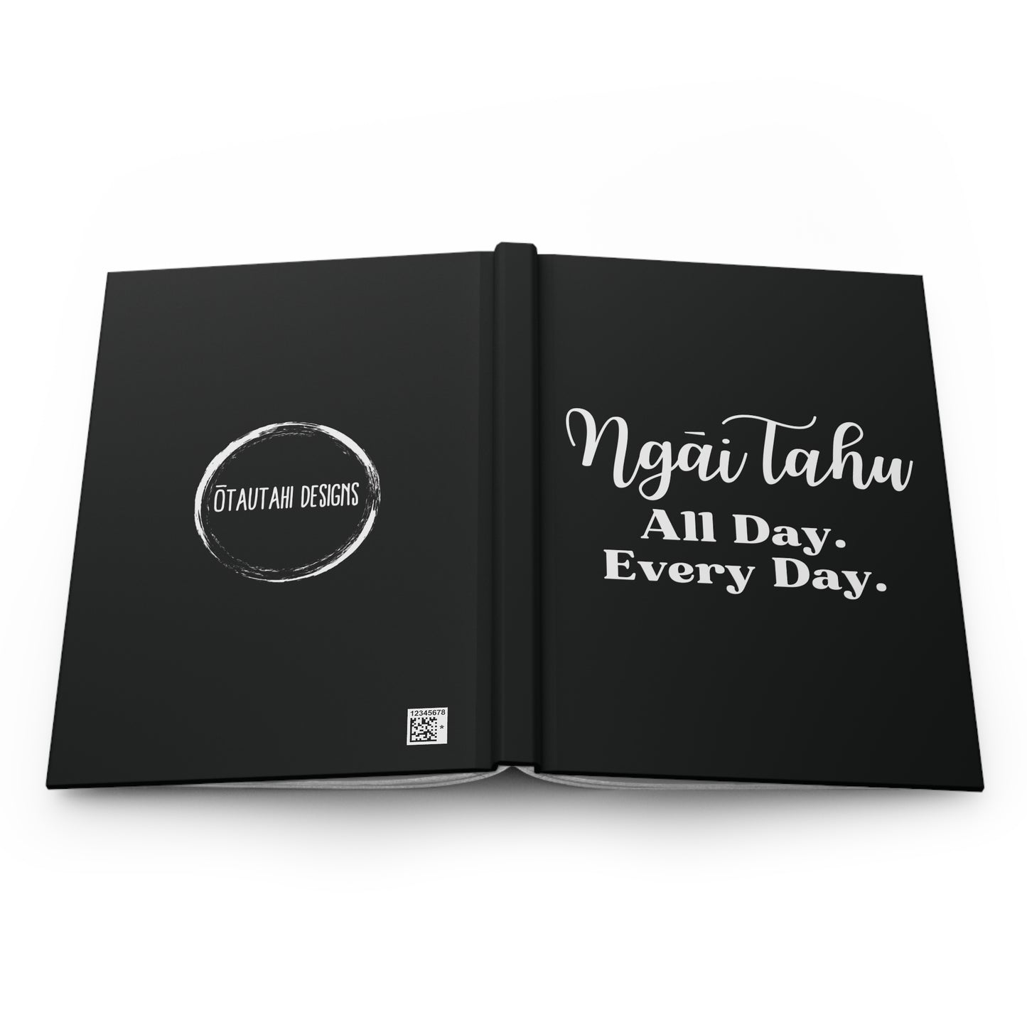 Ngāi Tahu All Day. Every Day. Hardcover Journal Matte - black