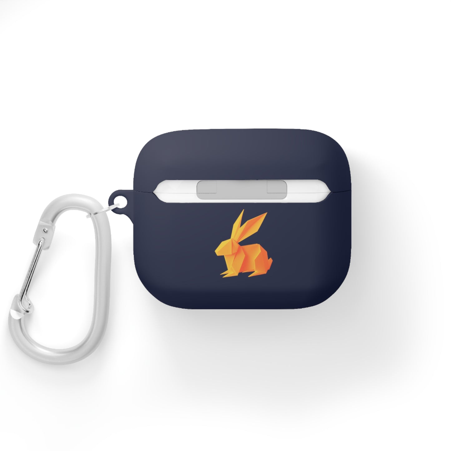 Origami Orange Bunny AirPods and AirPods Pro Case Cover