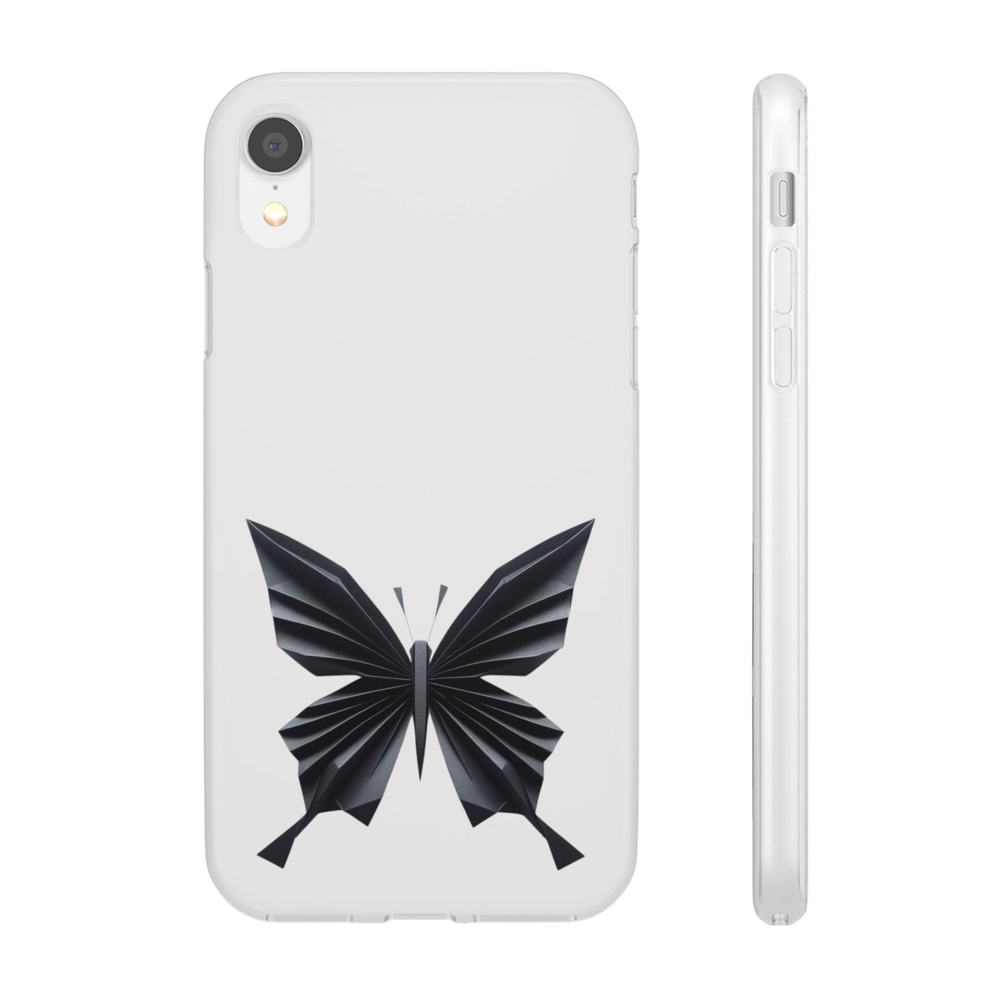 Origami Black Butterfly Flexi Cases