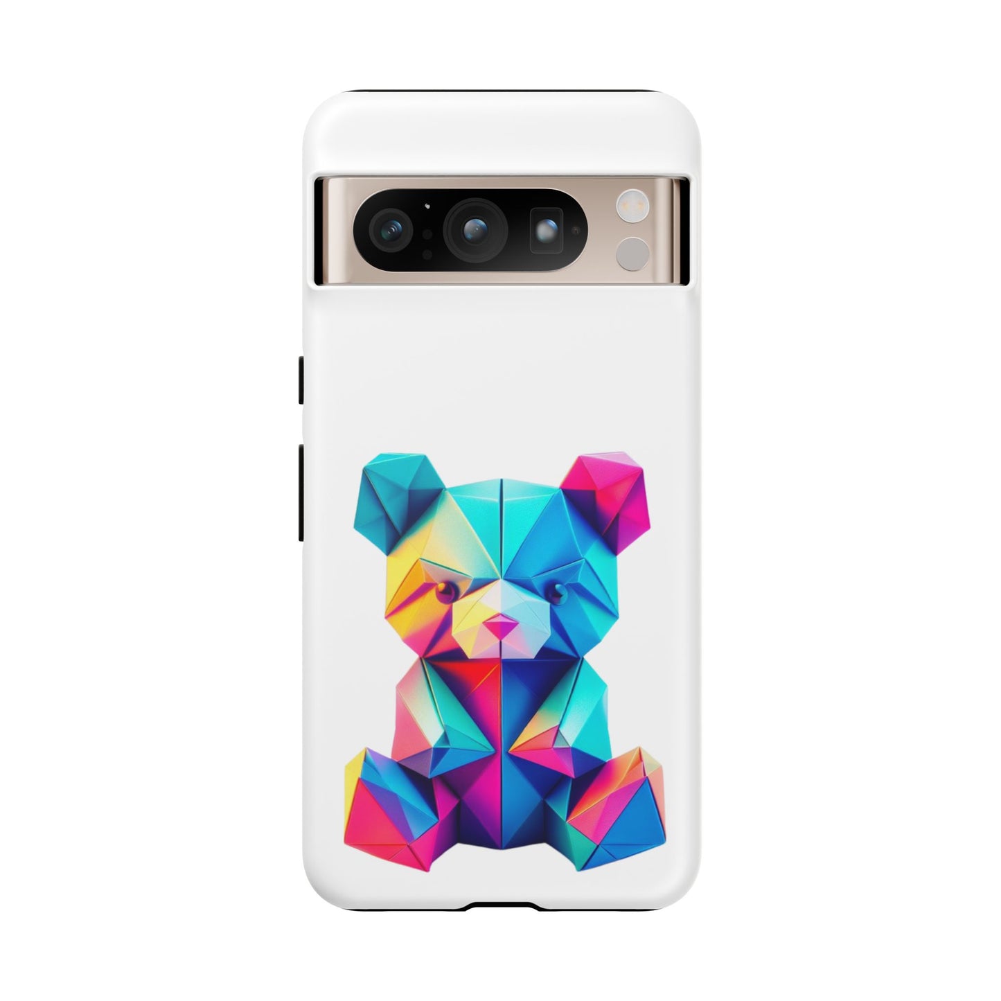 Origami Neon Teddy Tough Cases iPhone/Google/Samsung