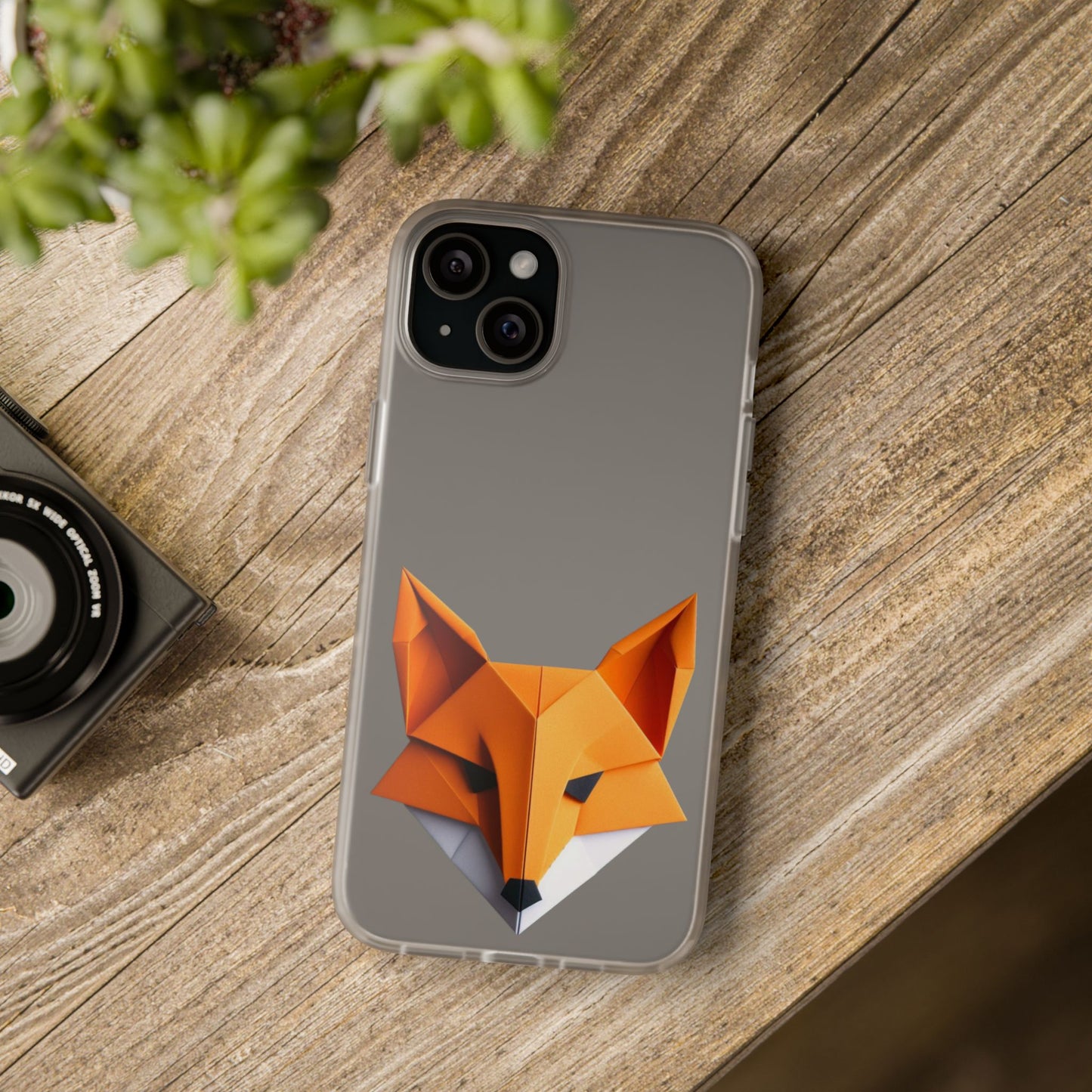 Origami Fox Flexi Cases