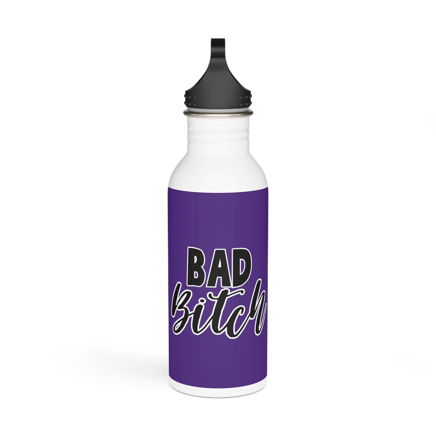 Bad Bitch Stylish Stainless Steel Water Bottle - Eco-Friendly, Durable, Perfect for On-the-Go - Purple