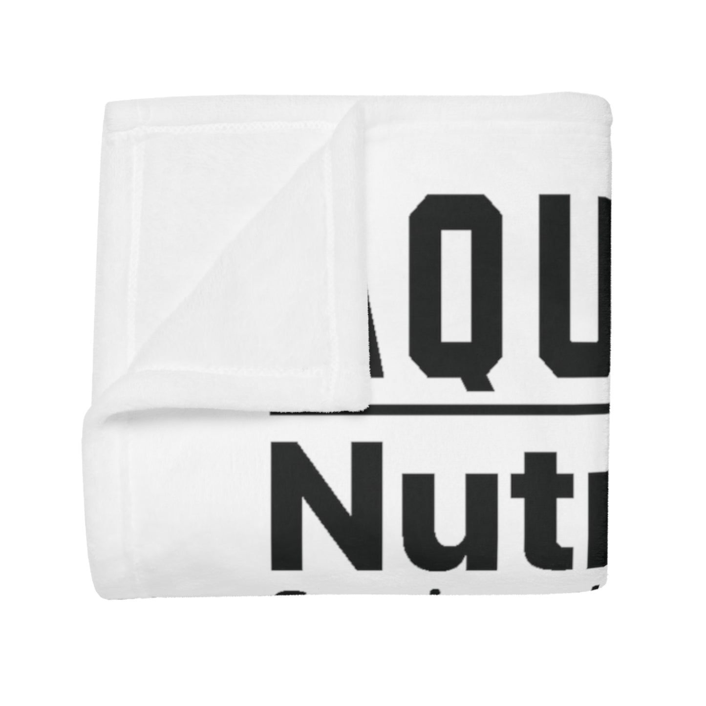 Aquarius Nutrition Plush Fleece Blanket - white