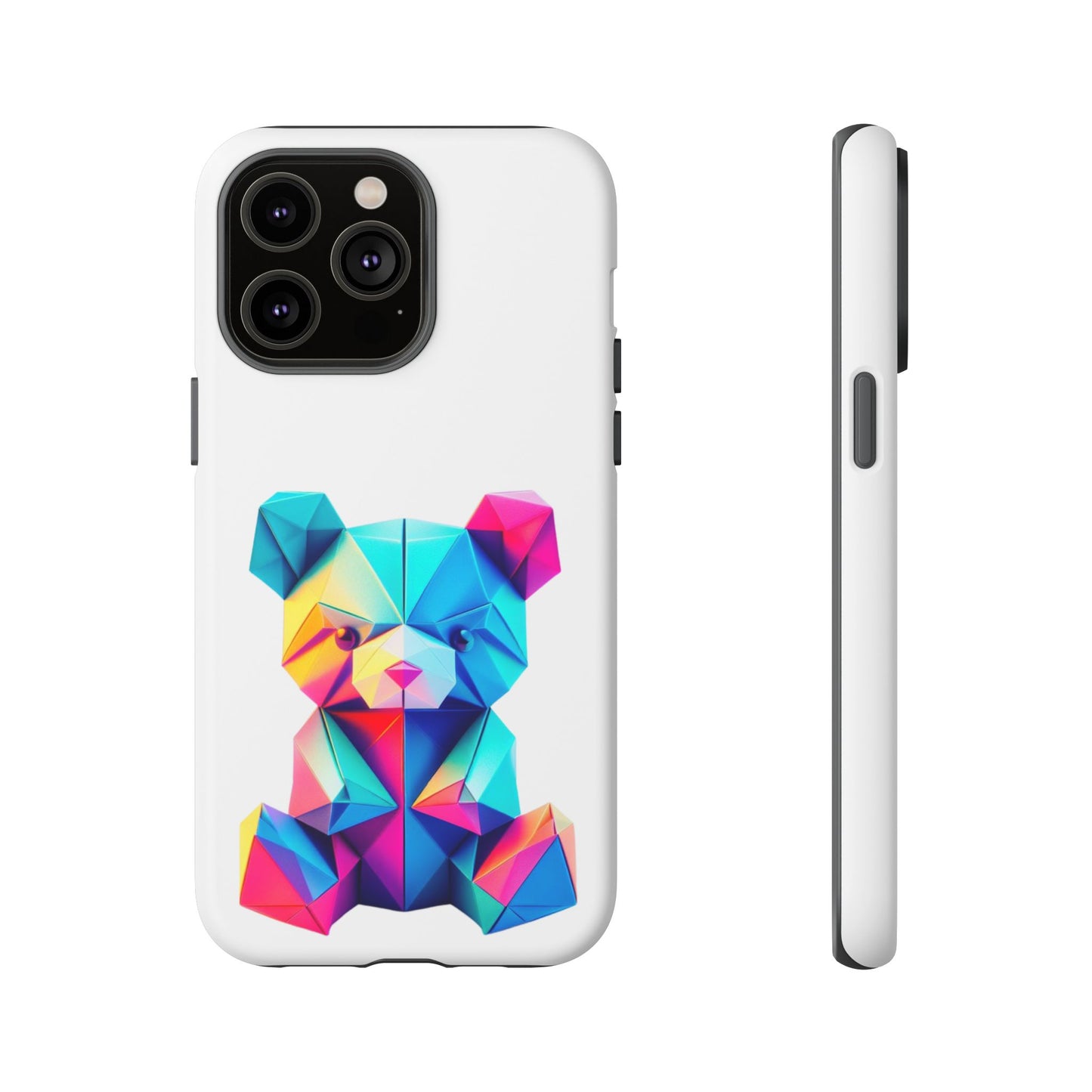 Origami Neon Teddy Tough Cases iPhone/Google/Samsung