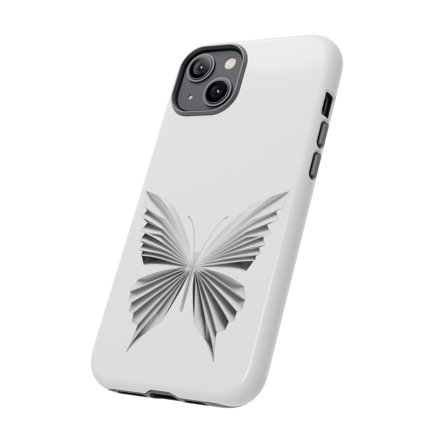 Origami White Butterfly Tough Cases iPhone/Google/Samsung