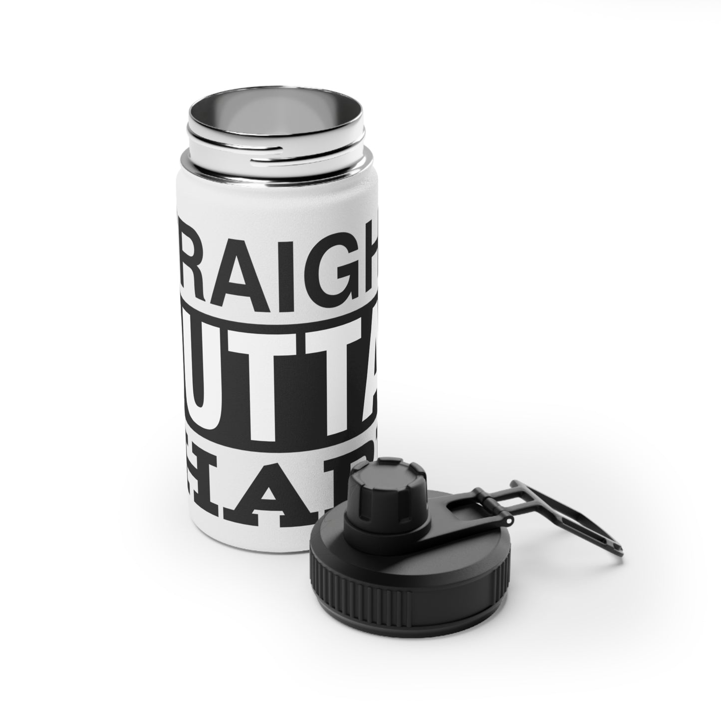 Straight Outta Shape Stainless Steel Sports Water Bottle - 3 sizes