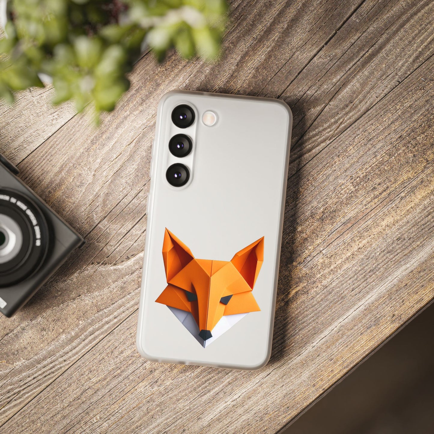 Origami Fox Flexi Cases