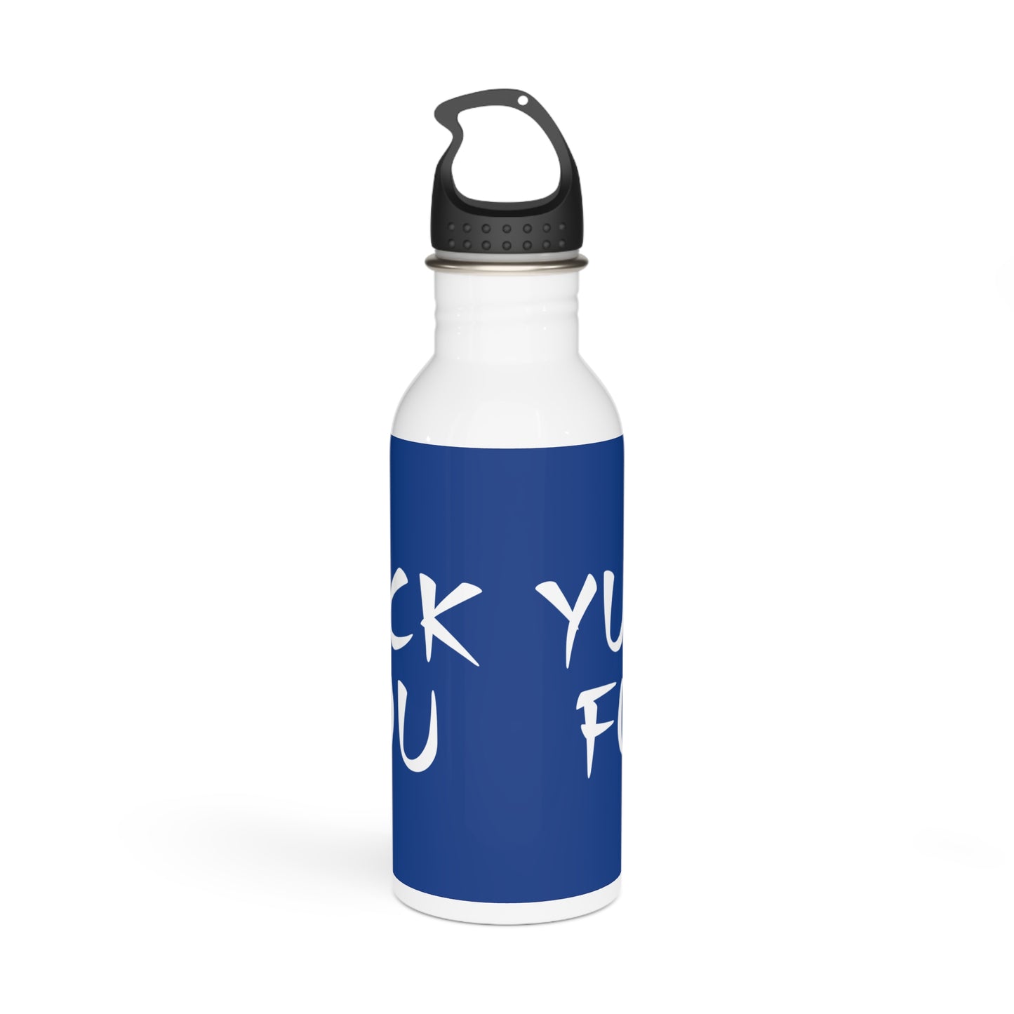 Yuck Fou Stylish Stainless Steel Water Bottle - Eco-Friendly, Durable, Perfect for On-the-Go - Navy