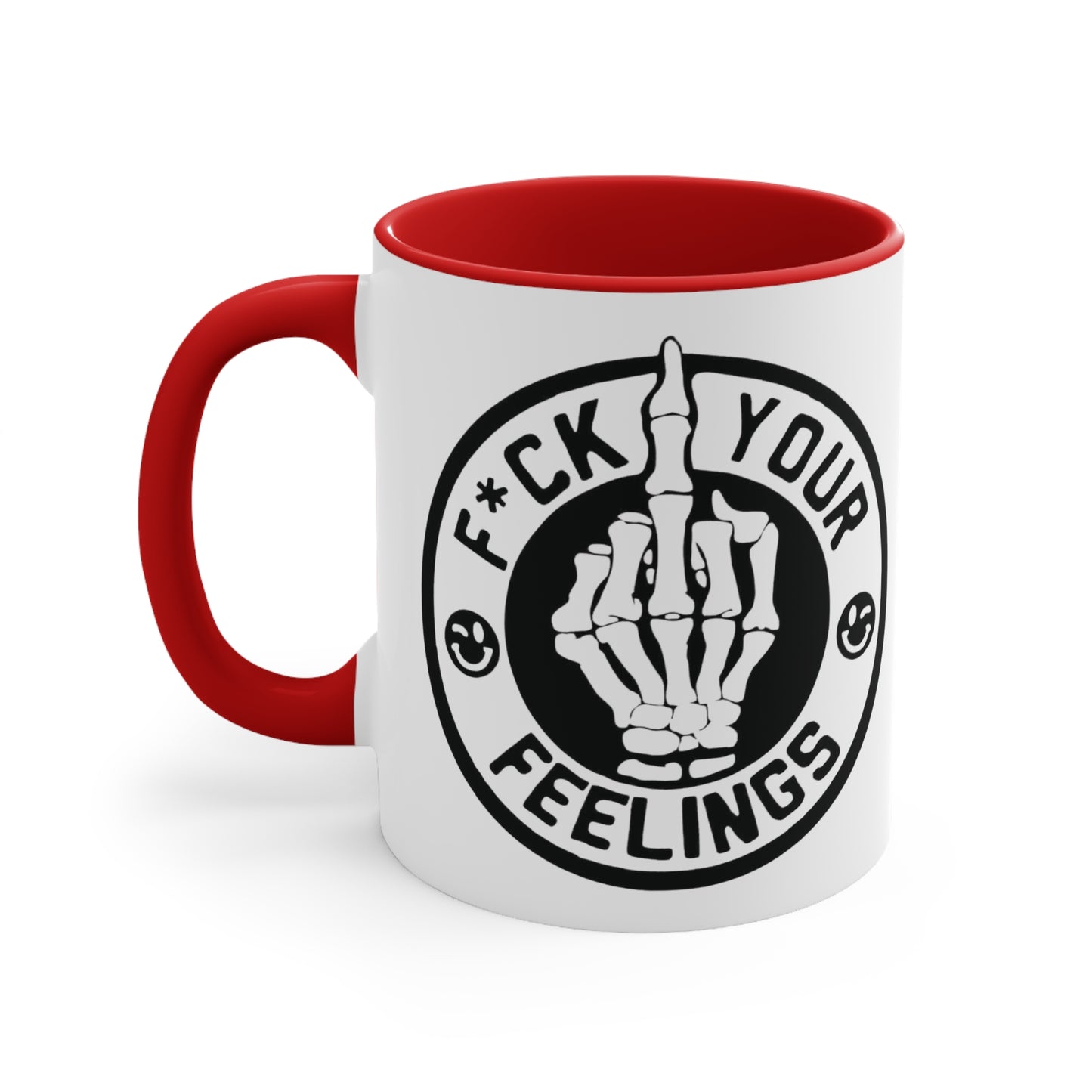 F*ck Your Feelings Colorful Accent Mug 11oz - For Adults Only