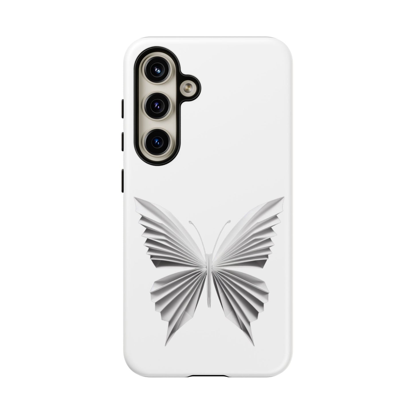 Origami White Butterfly Tough Cases iPhone/Google/Samsung