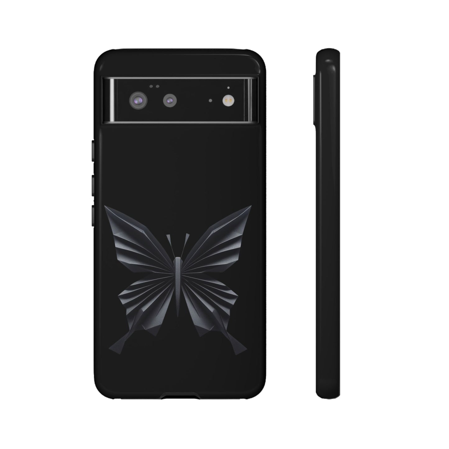 Origami Black Butterfly Tough Cases iPhone/Google/Samsung